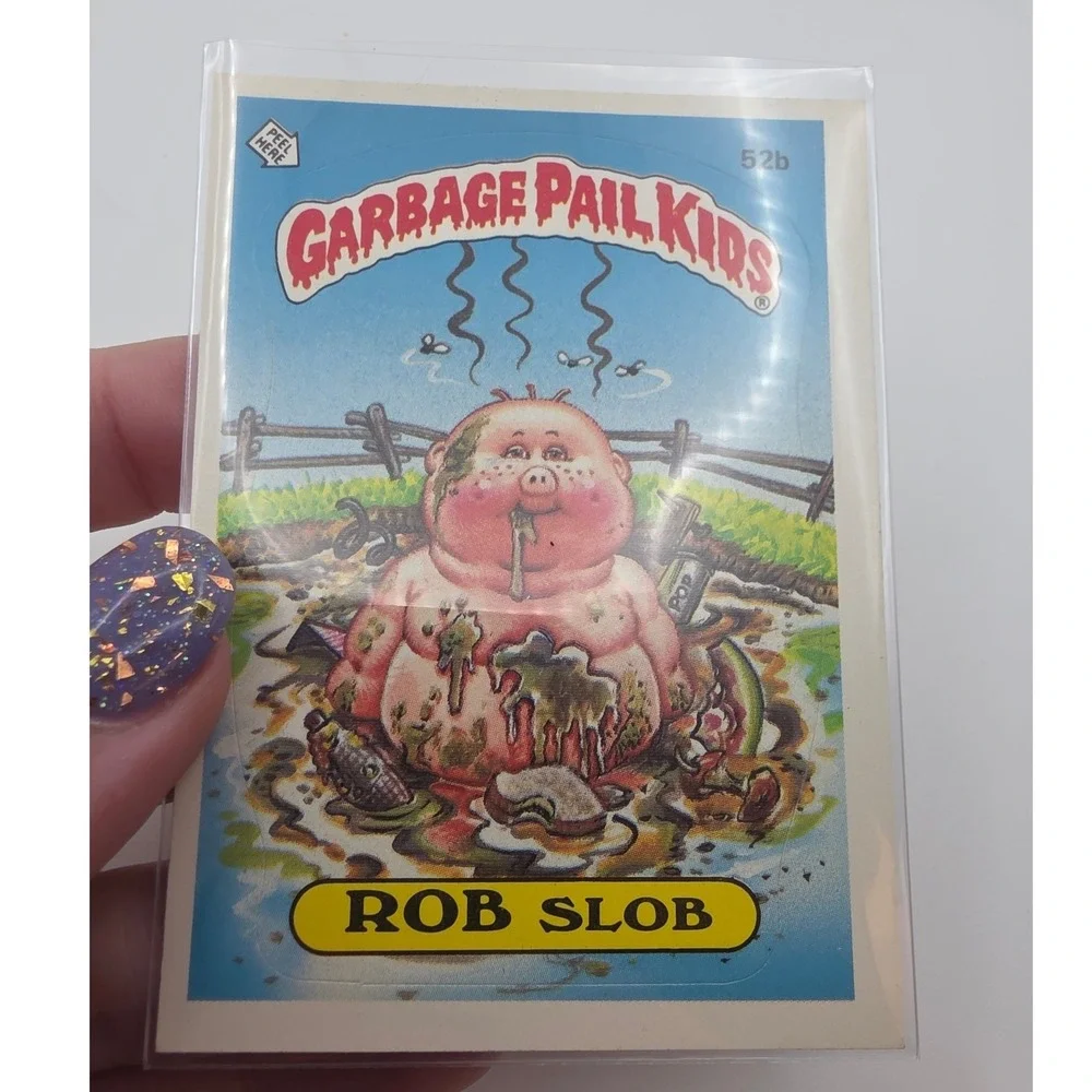 Topps Garbage Pail Kids OS2 Rob Slob 52b Blue Fair 1985 Series 2